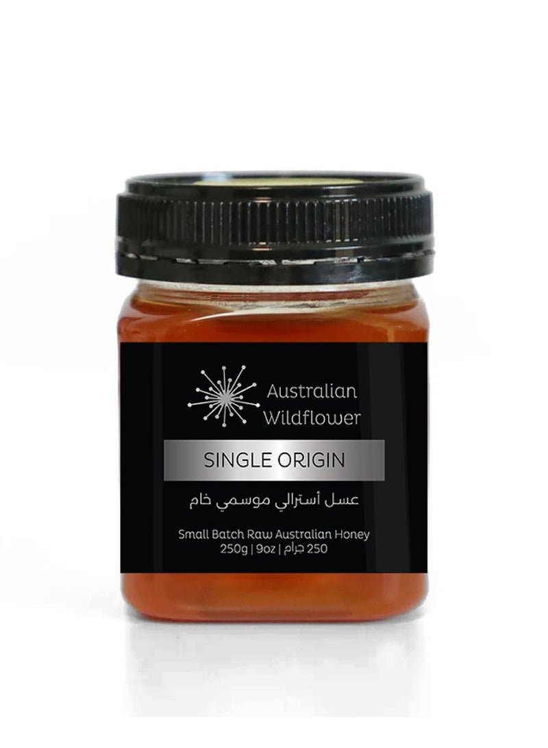 Australian Wildflower Raw Australian Honey 250g (TA10+ / MGO 263+ equiv) - Glyphosate Free, Antioxidant, Single Origin - Image 1